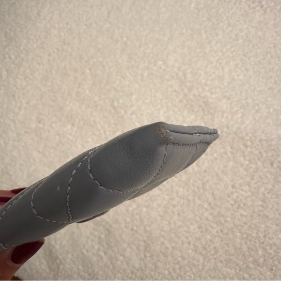 Coach Grey Essential Card Case With Pillow Quilting - Gently Used - Picture 5 of 9